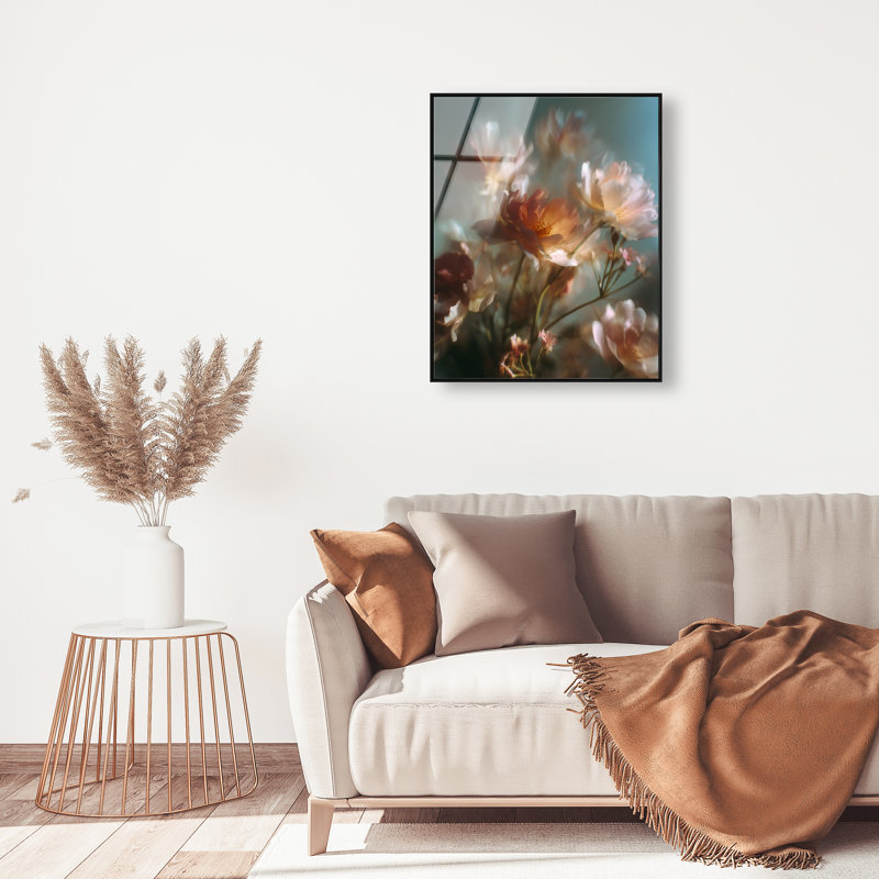 Mystic Meadow Print, 31"H x 25"W, Black Floater Frame