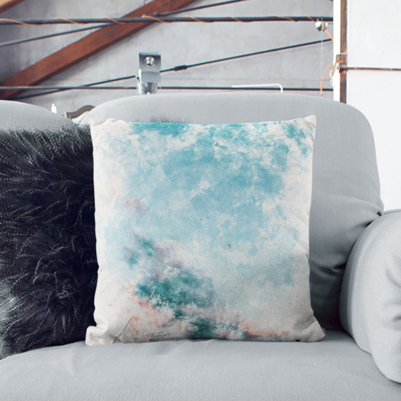 Square Throw Cushion, 40cm H x 40cm W x 15cm D