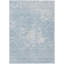 Tapis intérieur / extérieur bleu en polyester tissé à la machine Deividas-115656298