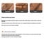 Tablette murale rustique en bois massif