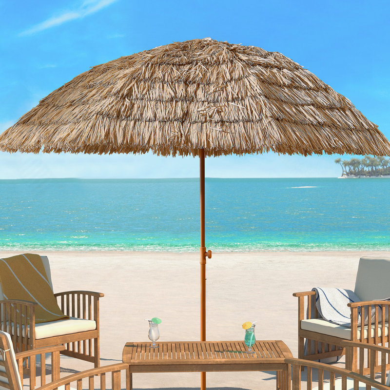 Parasol polyvalent pour patio et chaume Tiki