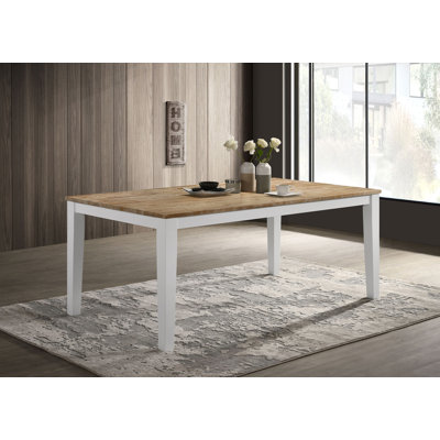 Caen Rectangular 72-inch Wood Dining Table Brown