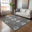Premium Machine Washable Taquoia AMF122 Gray Rug-520051829