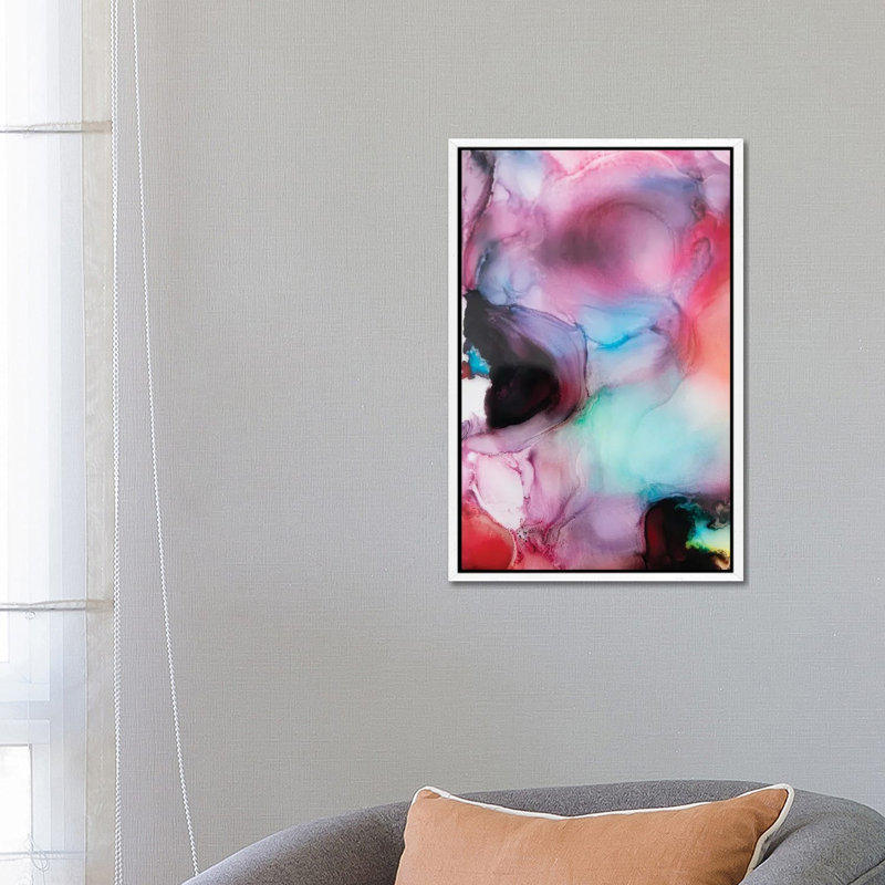 Imagine by LouLouArtStudio - Painting on Canvas, White Floater Frame, 66.04 cm H x 45.72 cm W