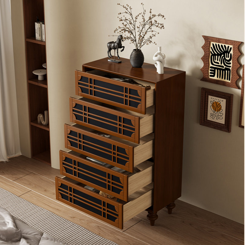 French Style Retro Elegant Accent Cabinet
