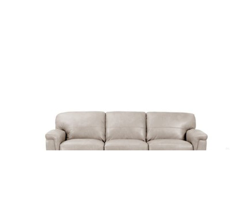 Cornelia Beige Leather Sofa