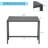 Counter Height 36.97'' Iron Bar Table-166947701-149996577