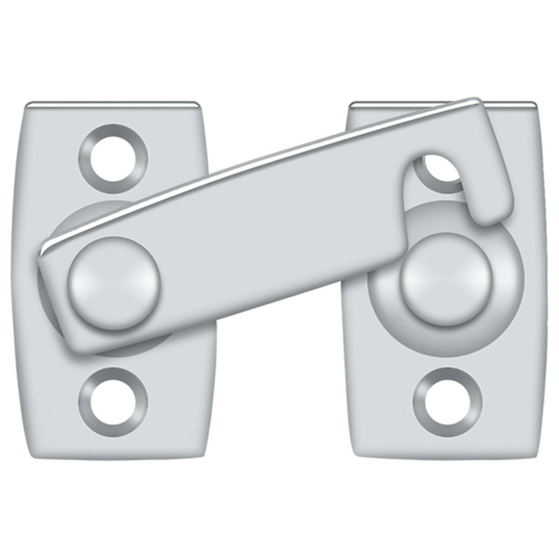 Brass Latch/Catch/Bolt, Bright Chrome
