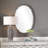 Avik Metal Oval Wall Mirror-548372151