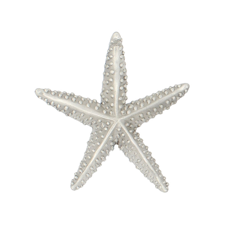2" Starfish Small Knob, 2.5" L x 2.5" W, 1, Brushed Nickel