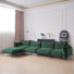 Almendarez Traci Upholstered 147.24'' Wide Velvet Reversible Modular Sofa & Chaise,5-piece