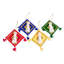 4.5'' Handmade Acrylic Holiday Shaped Ornament