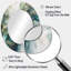 Miroir mural ovale vert et bleu marbré Dreamscape I-655882810