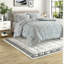 -Piece Queen Bedding Sets, Polyester Microfiber, Modern Green Bedroom