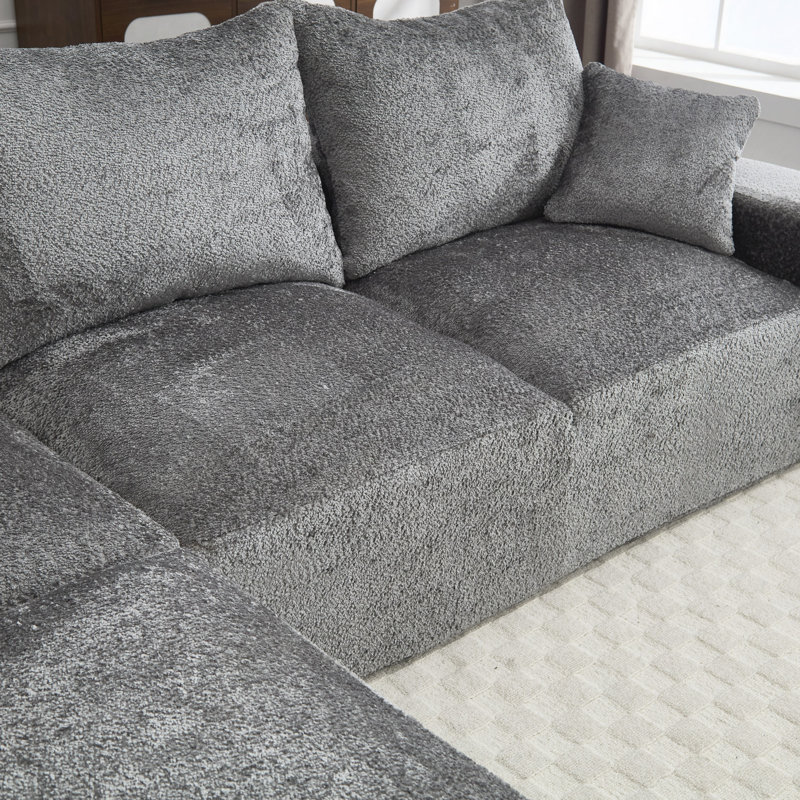 Stylish Fabric, Excellent Touch, L-Shaped Design, Intimate Comfort, Large Seated Depth, Free Stretch, Random Combination, Flexible, Full Compression, No Installation