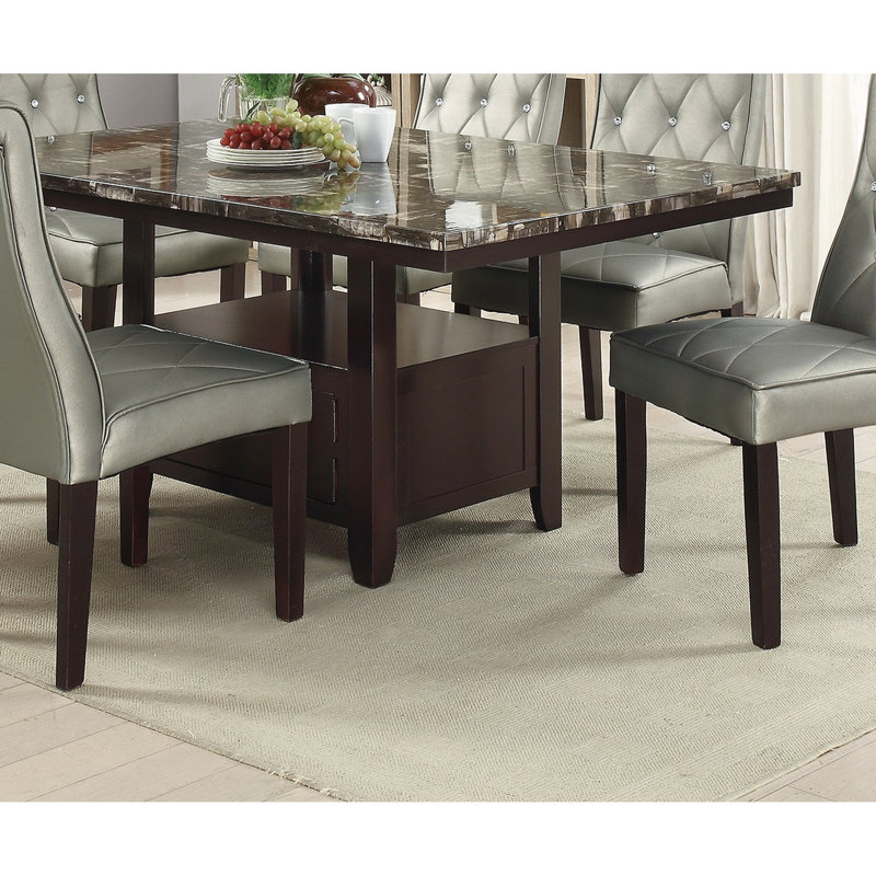 Table de salle à manger rectangulaire Deja L 60,09 po x l 40,09 po