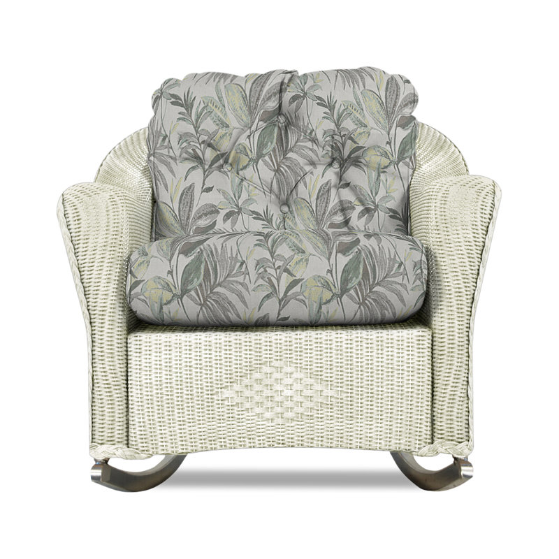 Reflections Outdoor Rocker Chair, Calidora Mist, Ivory