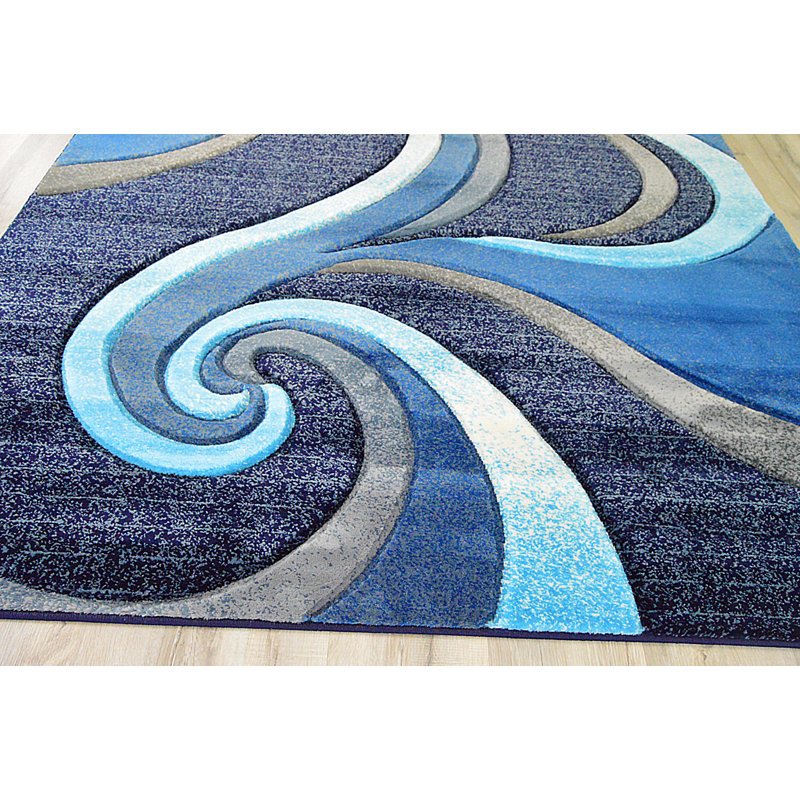 Mccampbell Performance Abstract Indoor Rug, Rectangle 8' x 11'