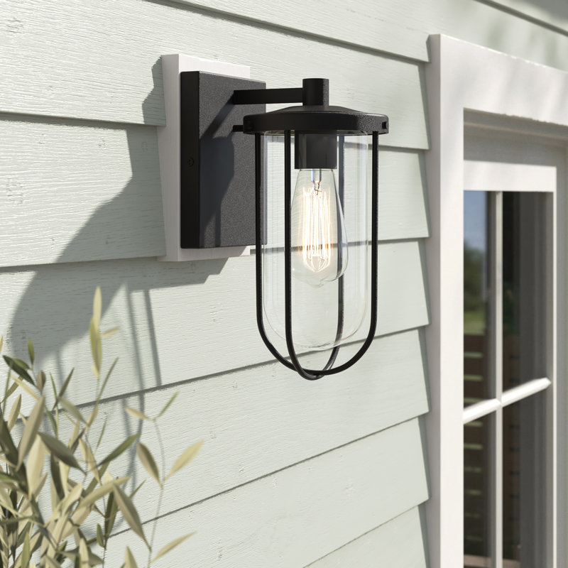 Strake Wall Light, 12" H x 5.75" W x 7.5" D