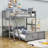 Jakavious Kids Bunk Bed with Drawers-526556478-526556477