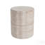 Table d'appoint d'extérieur / d'intérieur en béton léger avec finition, parfaite pour une utilisation moderne et polyvalente