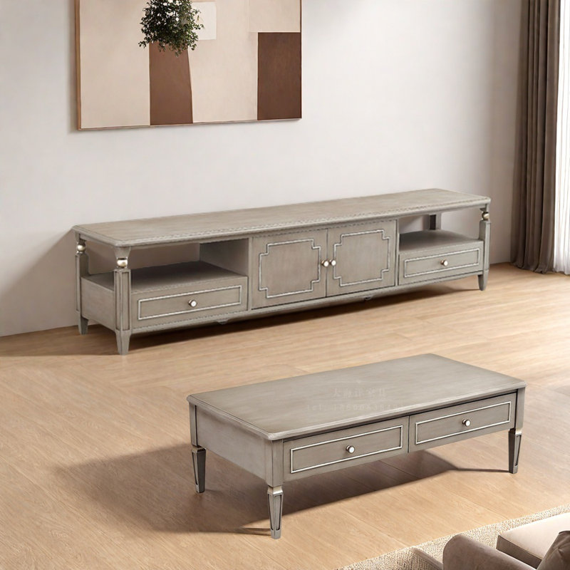 Meuble télé et table basse minimaliste moderne