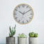 Horloge murale 10,2" hygge time