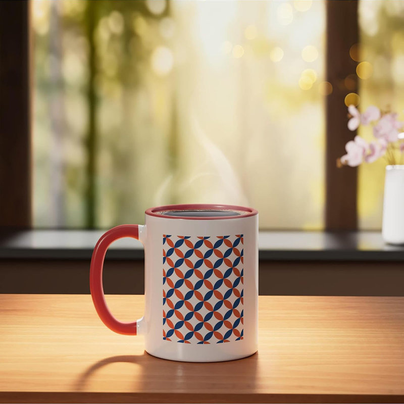 Ceramic Coffee Mug, Red