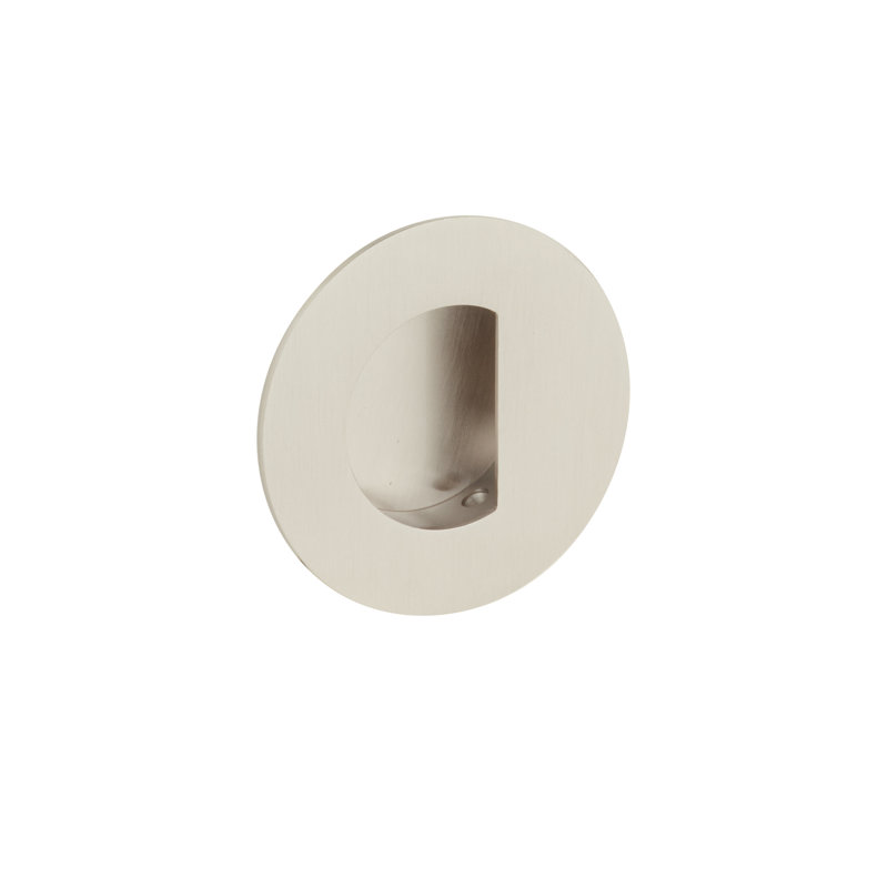 Brass Pocket Door Hardware, Satin Nickel