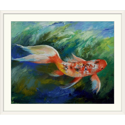 «Wireman Ruby and Sapphire Koi» par Michael Creese, reproduction d'art