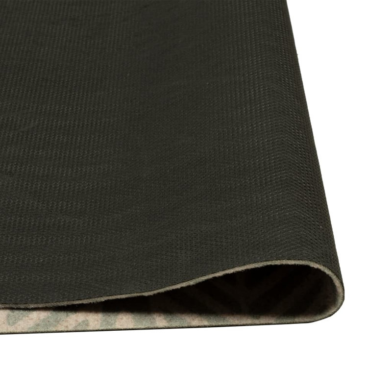 Annarosa Washable Leaves 60x180 Cm Velvet Kitchen Mat, 300cm L x 60cm W