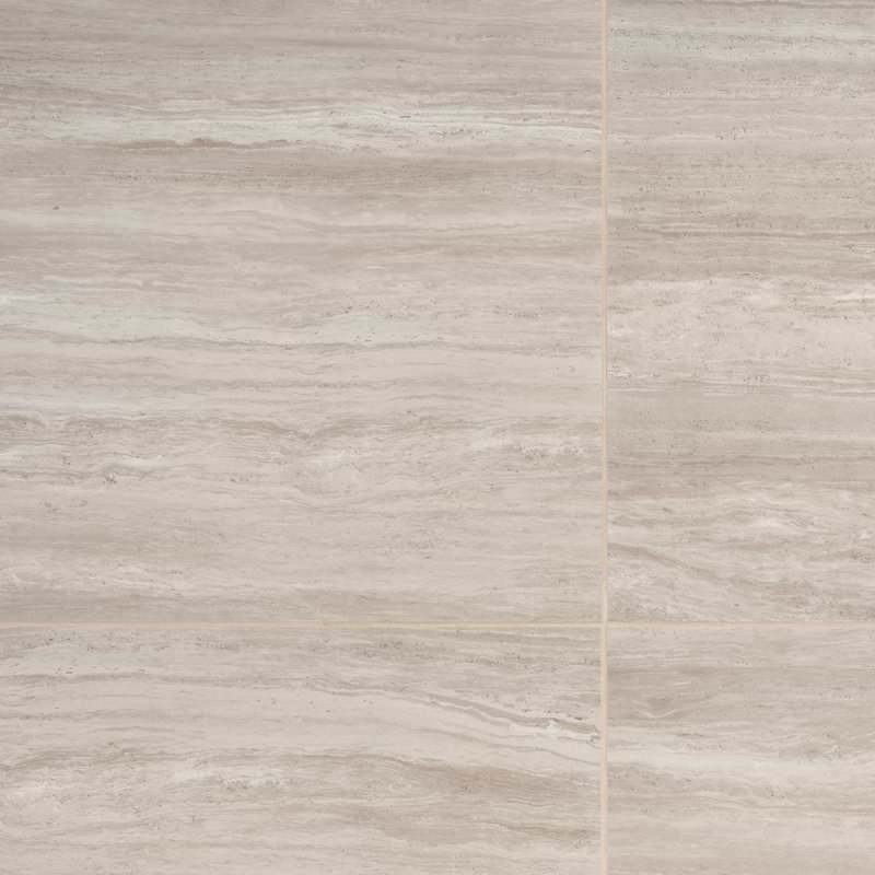 Nashville White 24X48 Matte Porcelain Tile, Taupe Matte