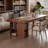 Walnut Rectangular Solid Wood desks-108073900