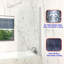 Mahler 1400mm H Pivot Semi-Frameless Tub Door with Clear Glass-1191123461-1191123582-1191123463