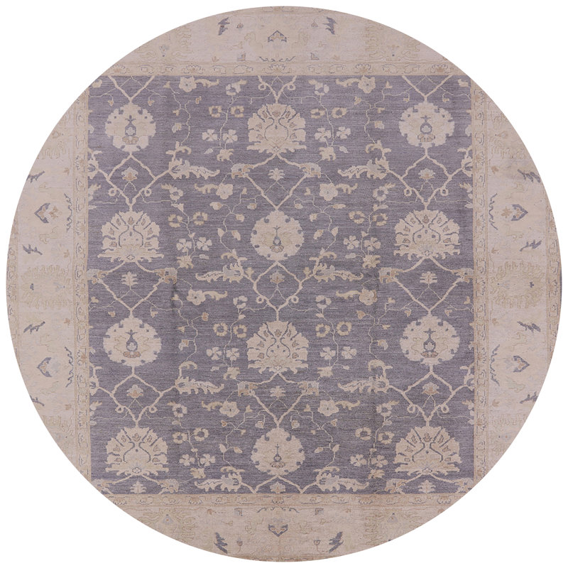 Marfa Oriental Indoor Rug, Round 5'