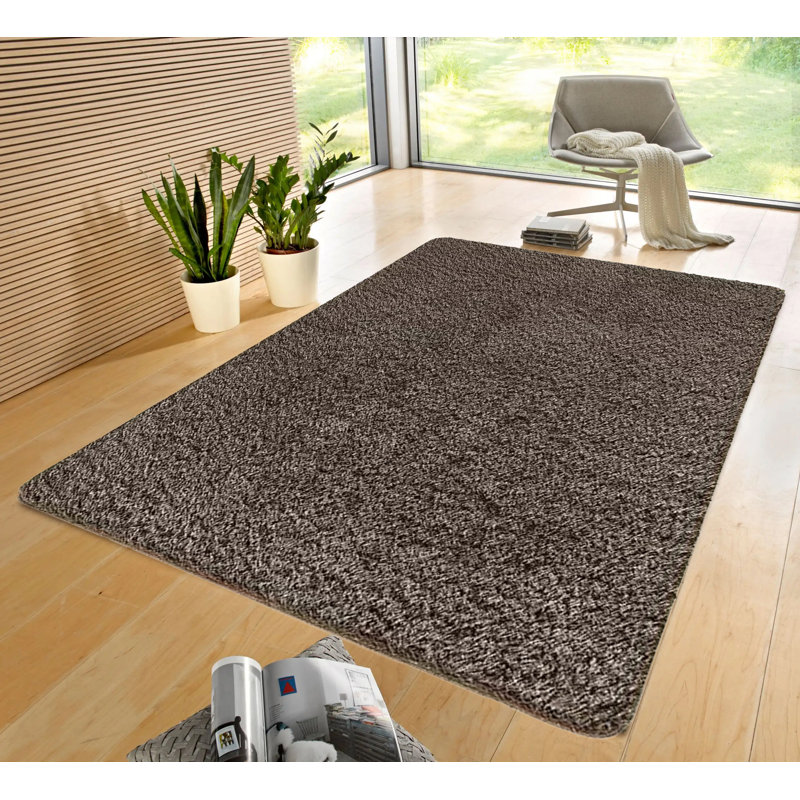Chalifoux Solid Colour Flatweave Indoor / Outdoor Area Rug, Rectangle 50 x 80 cm