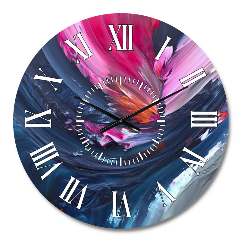 Horloge murale abstraite, Médium