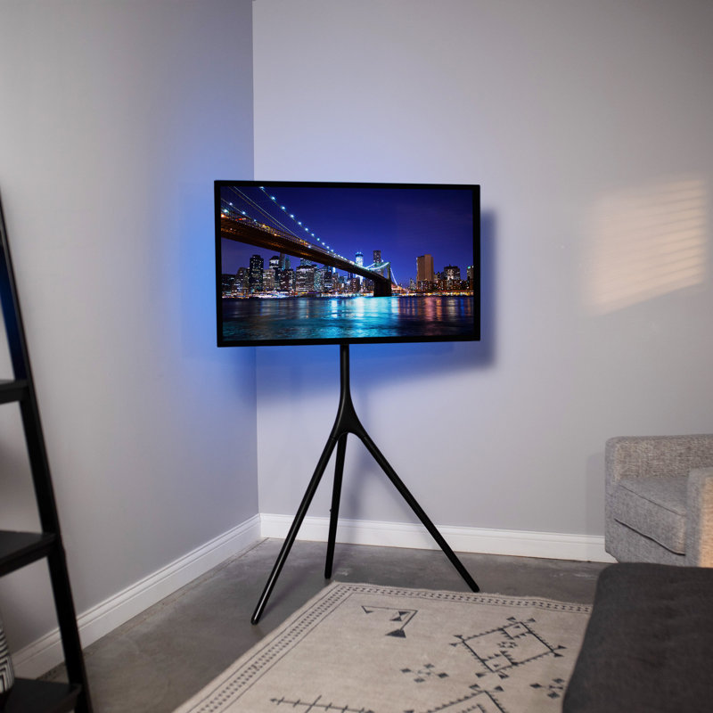 VIVO Easel Studio TV Floor Stand for 45" - 65" Screens (TV65A series), Black
