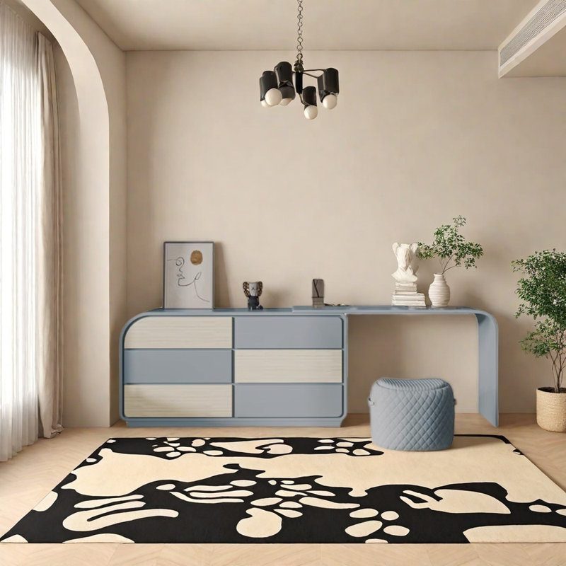 Calena, Blanc / bleu clair