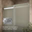 Porte de douche à dérivation 59,63 po x 74 po Levity avec technologie CleanCoat-10977575-69281740