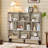 10 Cube Bookshelf,3 Tier Modern Wide Bookcase With Legs,Mid-Century Wood Bookshelves Storage，Retro Large Book Case,Freestanding Organizer Display Shelf For Bedroom,Living Room,Office-2127432894-2127432905