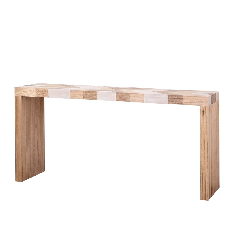 Modern Chevron Patterned Console Table, 62/