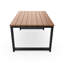 Table basse d'extérieur en métal Townsend, l 23,6 po x P 35,4 po-1997629922