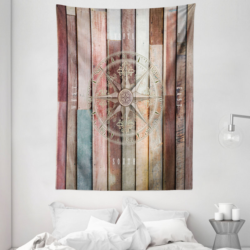 Tapisserie polyester tropique mer, H 80 po x l 60 po