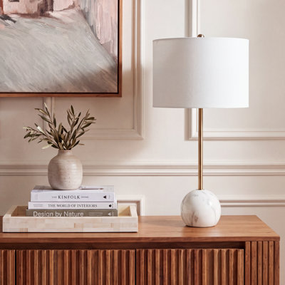 Lampe de table standard en métal Hilda