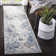 Harty Oriental White/Royal Blue Area Rug