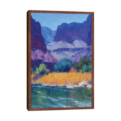 Cool Light in The Canyon 1 Piece Painting on Canvas