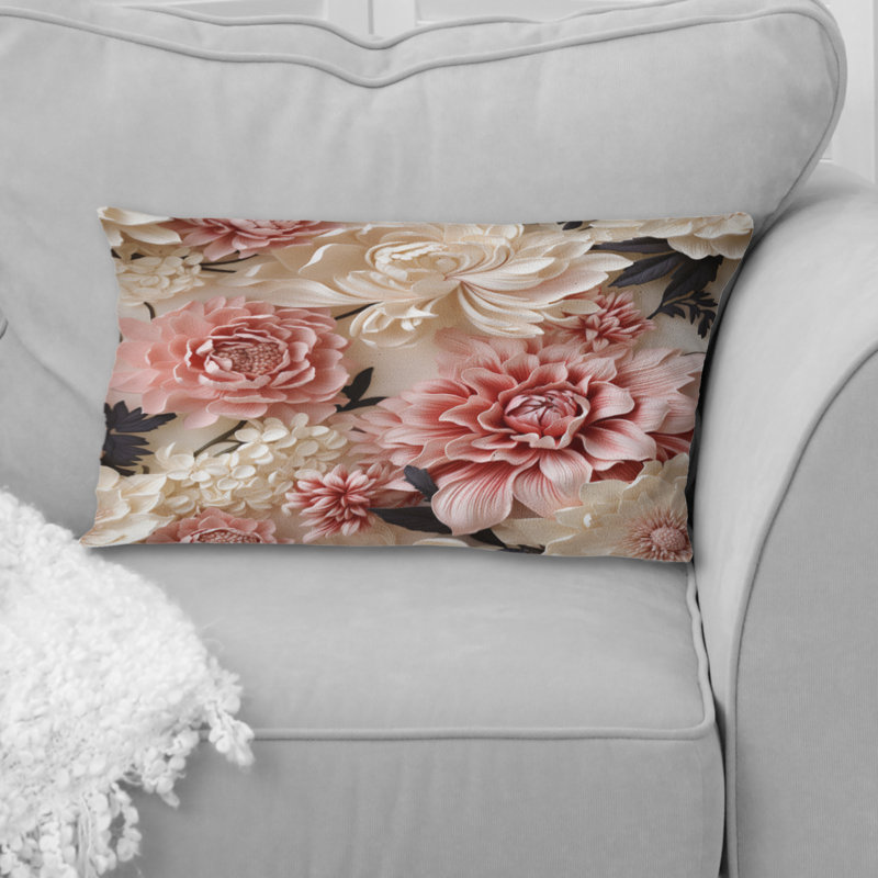 Collage de pivoines roses et blanches délicates - imprimé floral