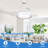 Gerede 36" Integrated LED Retractable Ceiling Fan-598517736
