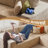 Cloudelle 4-Piece U-Shaped Plush Corduroy Sectional Sofa – No Assembly Required-215074631-215074625